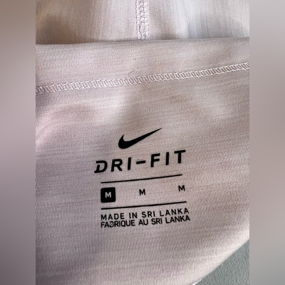 Nike Womens Yoga Wrap High Waist Leggings Plum Chalk‎ Barely Rose Medium - Picture 5 of 12